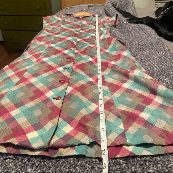 1950’s Plaid Dress - Picture 5 of 12